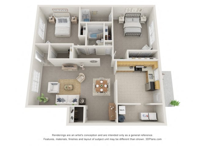 Haygood Halls_Lexington II Haygood Halls_Lexington II Floor Plan